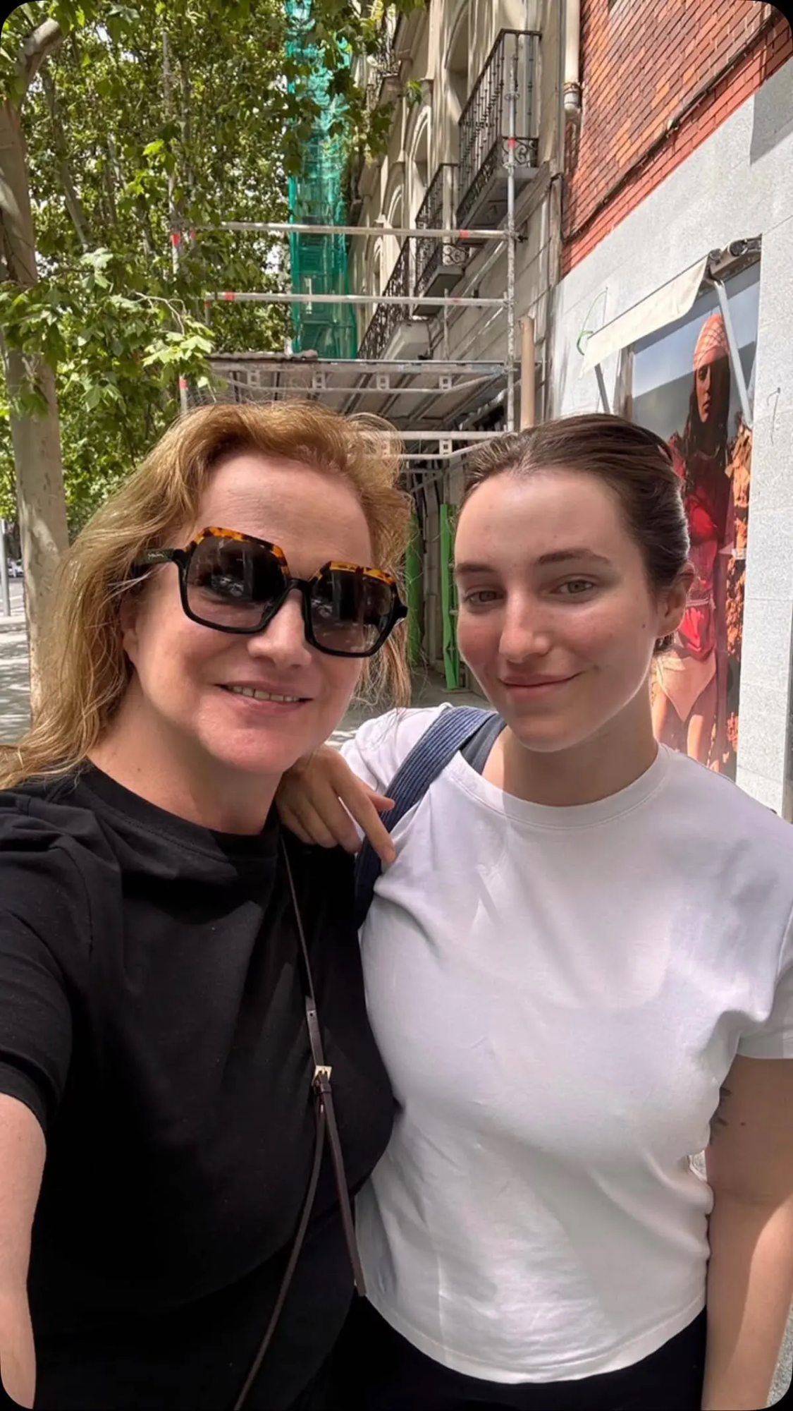 Lucía Galán con su hija Rocío