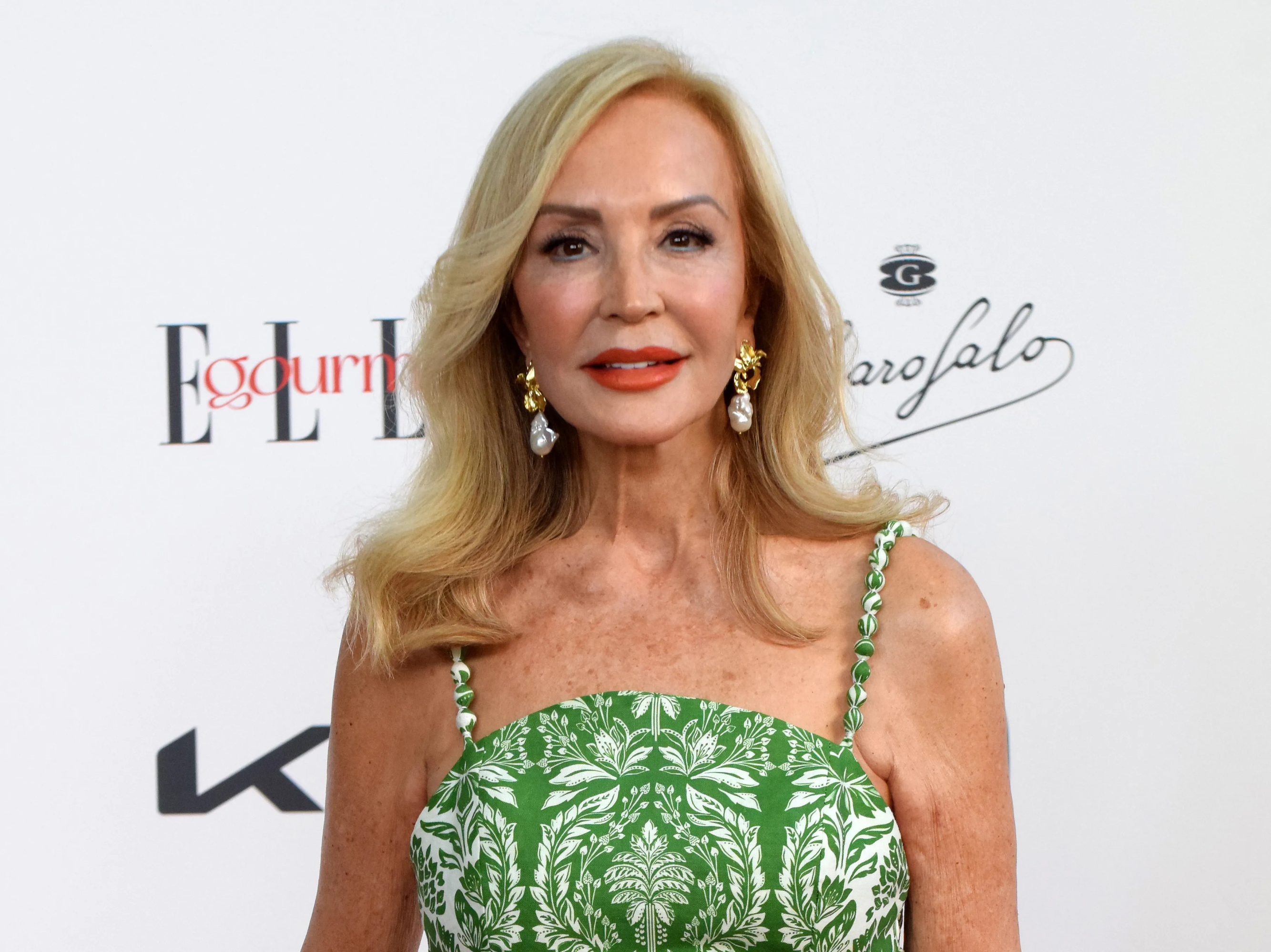 Carmen Lomana en los Elle Gourmet Awards.
