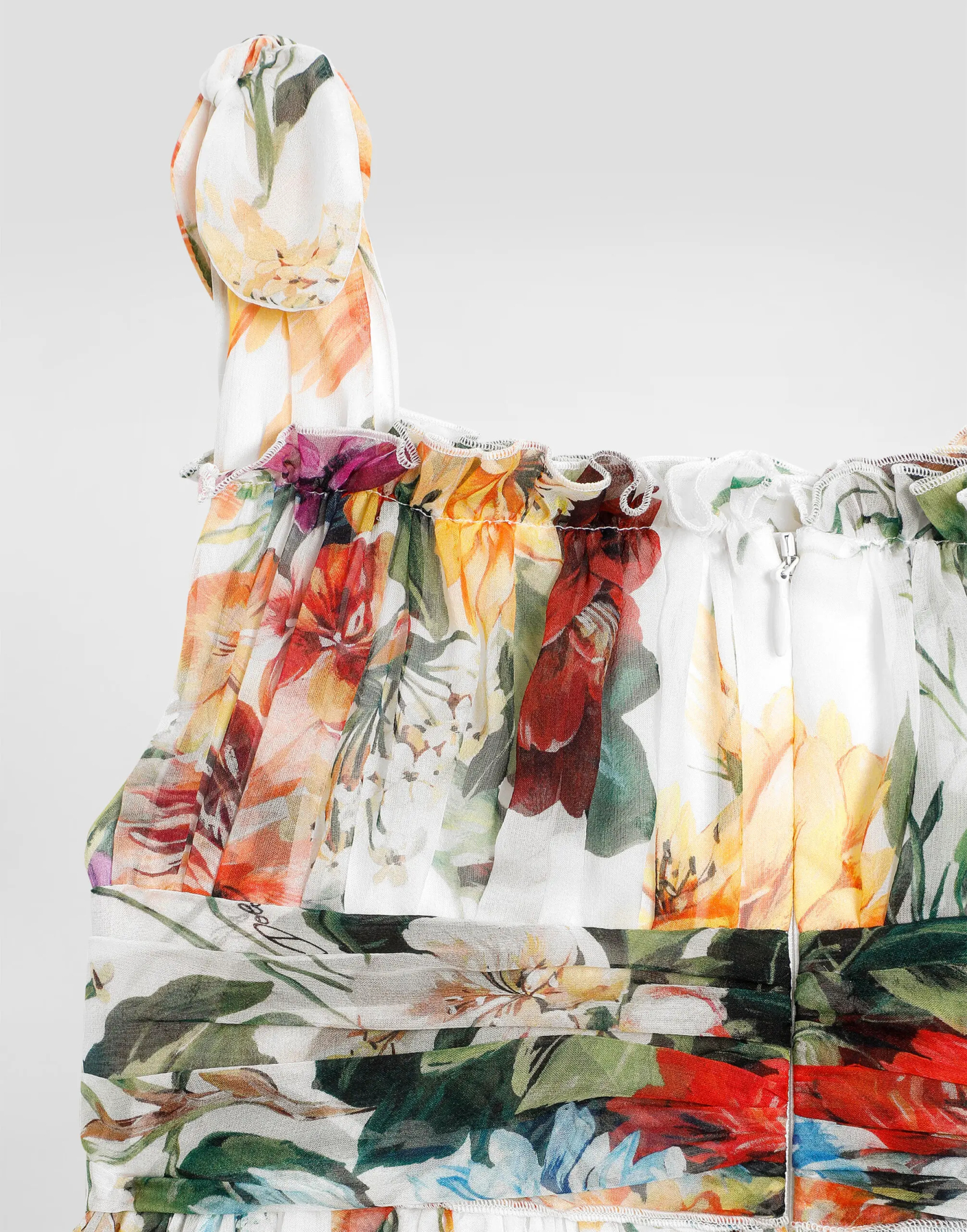 Vestido Dolce Gabanna que llevó la princesa Gabriella de Mónaco