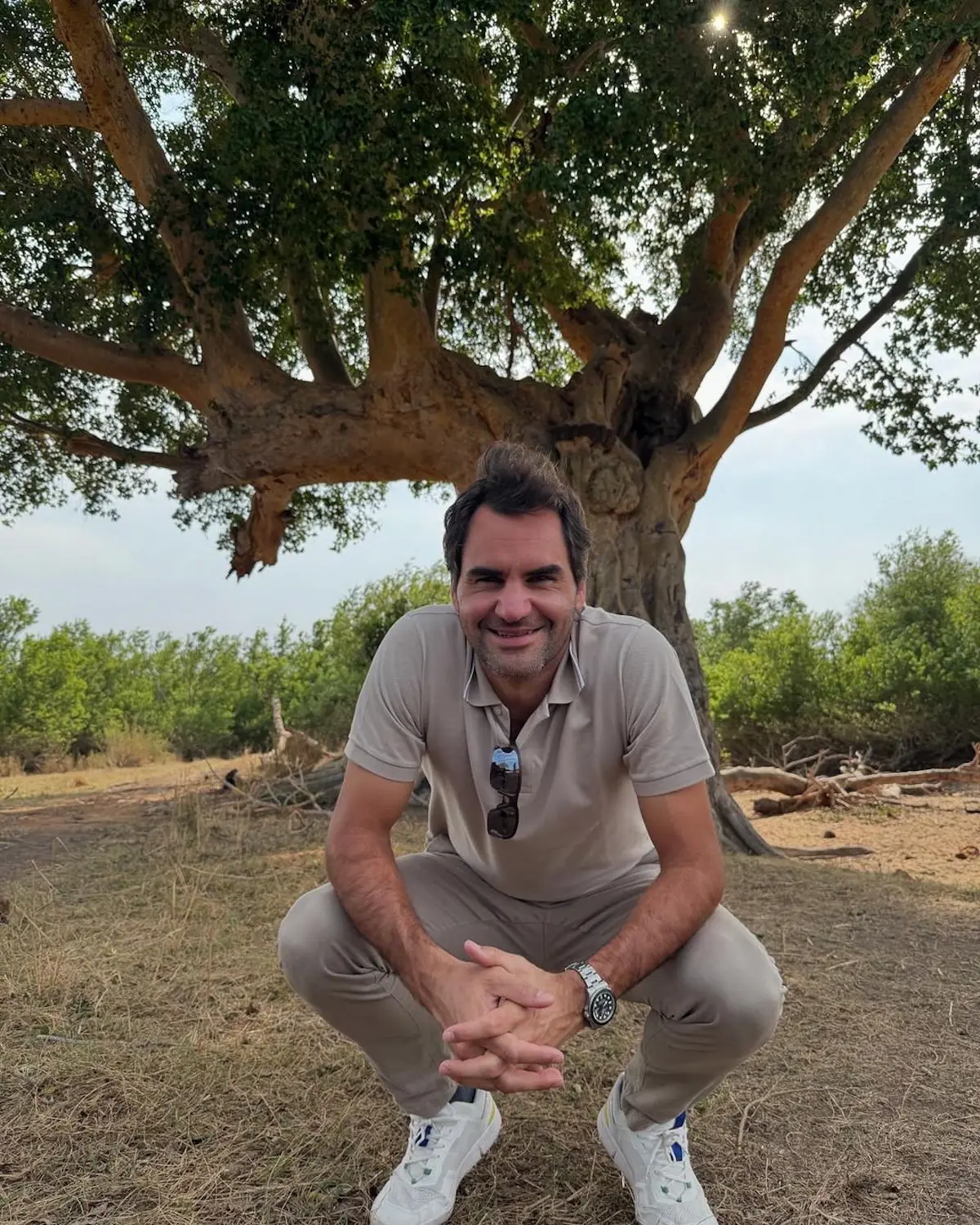 Roger Federer vacaciones 1