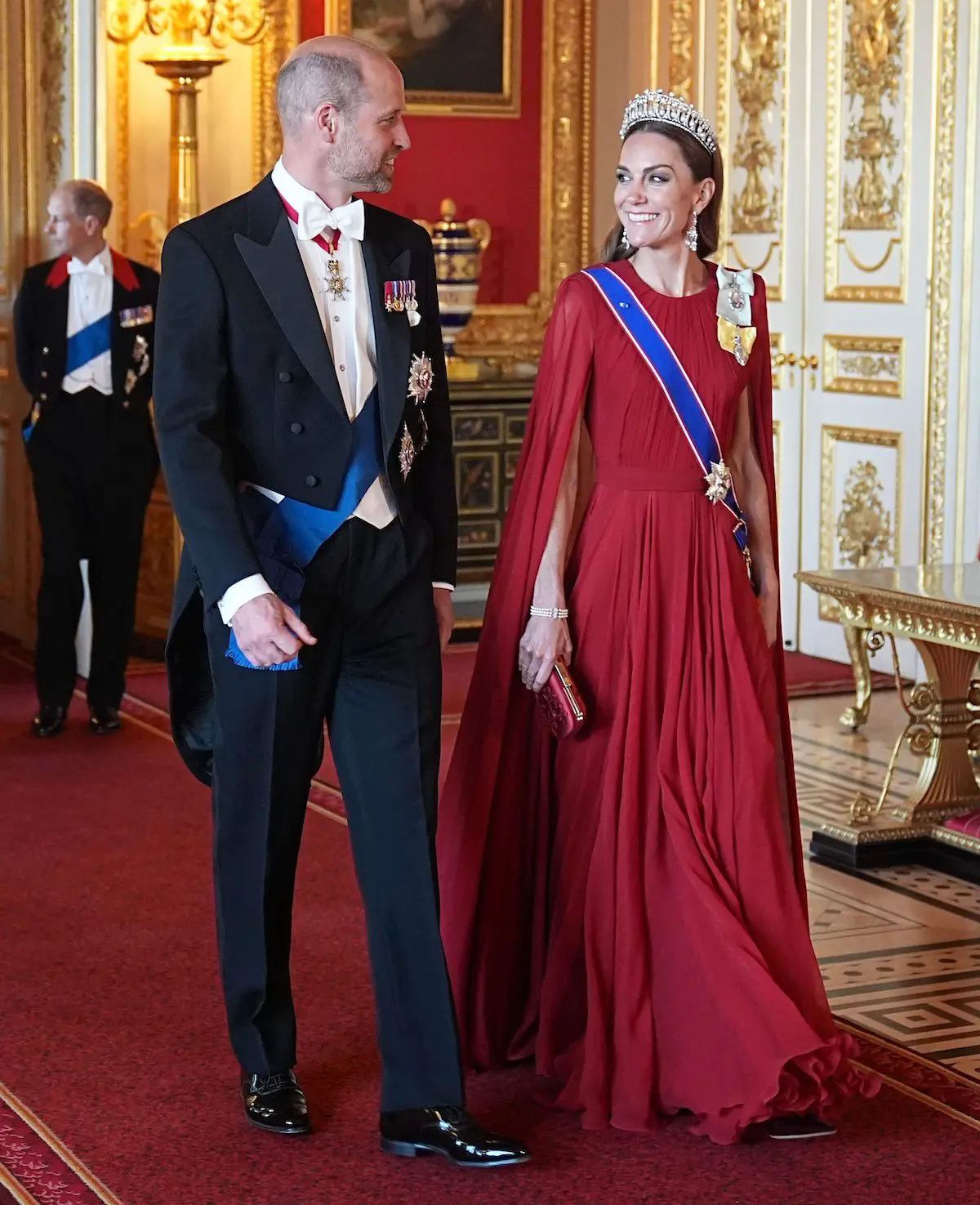 GUILLERMO Y KATE cena de gala