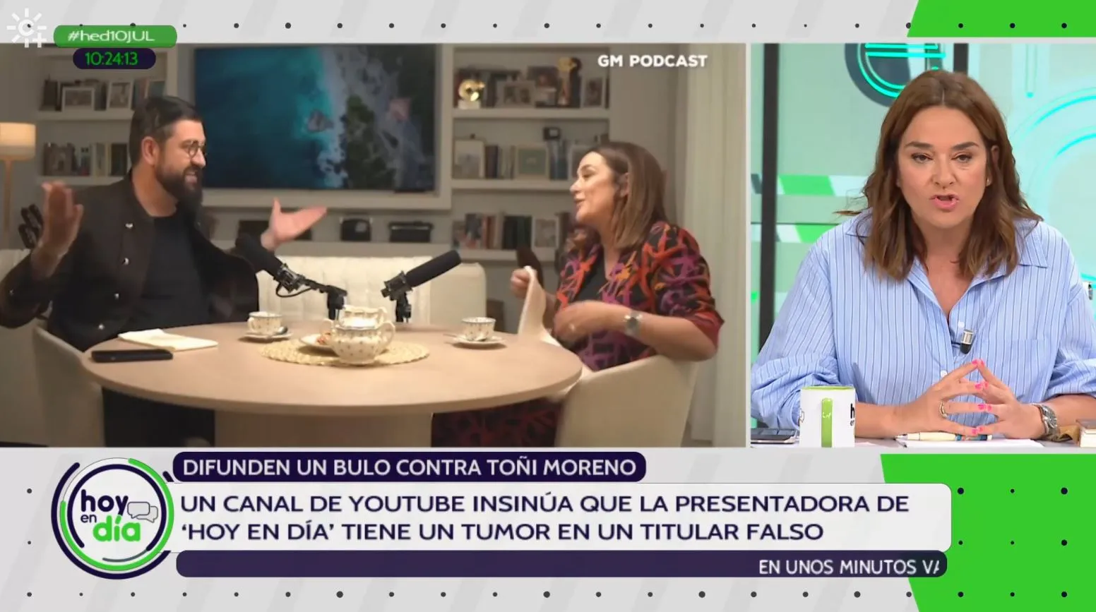 Toñi Moreno desmiente un bulo: no tiene un tumor