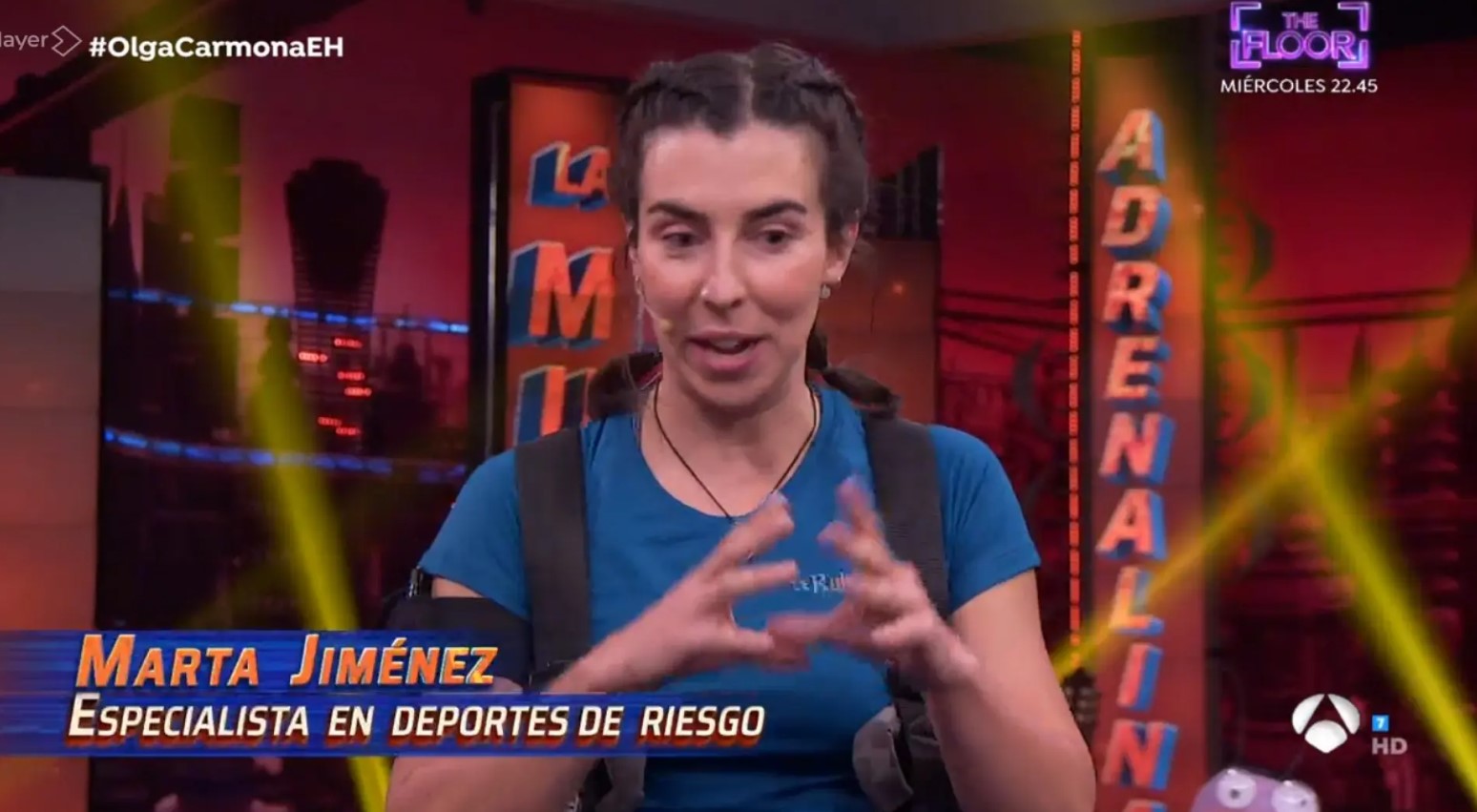 Marta Jiménez, la 'Mujer Adrenalina' de 'El Hormiguero'.