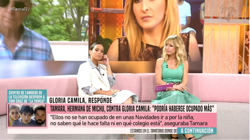 Gloria Camila se enfrenta a la hermana de Michu: sus duras palabras