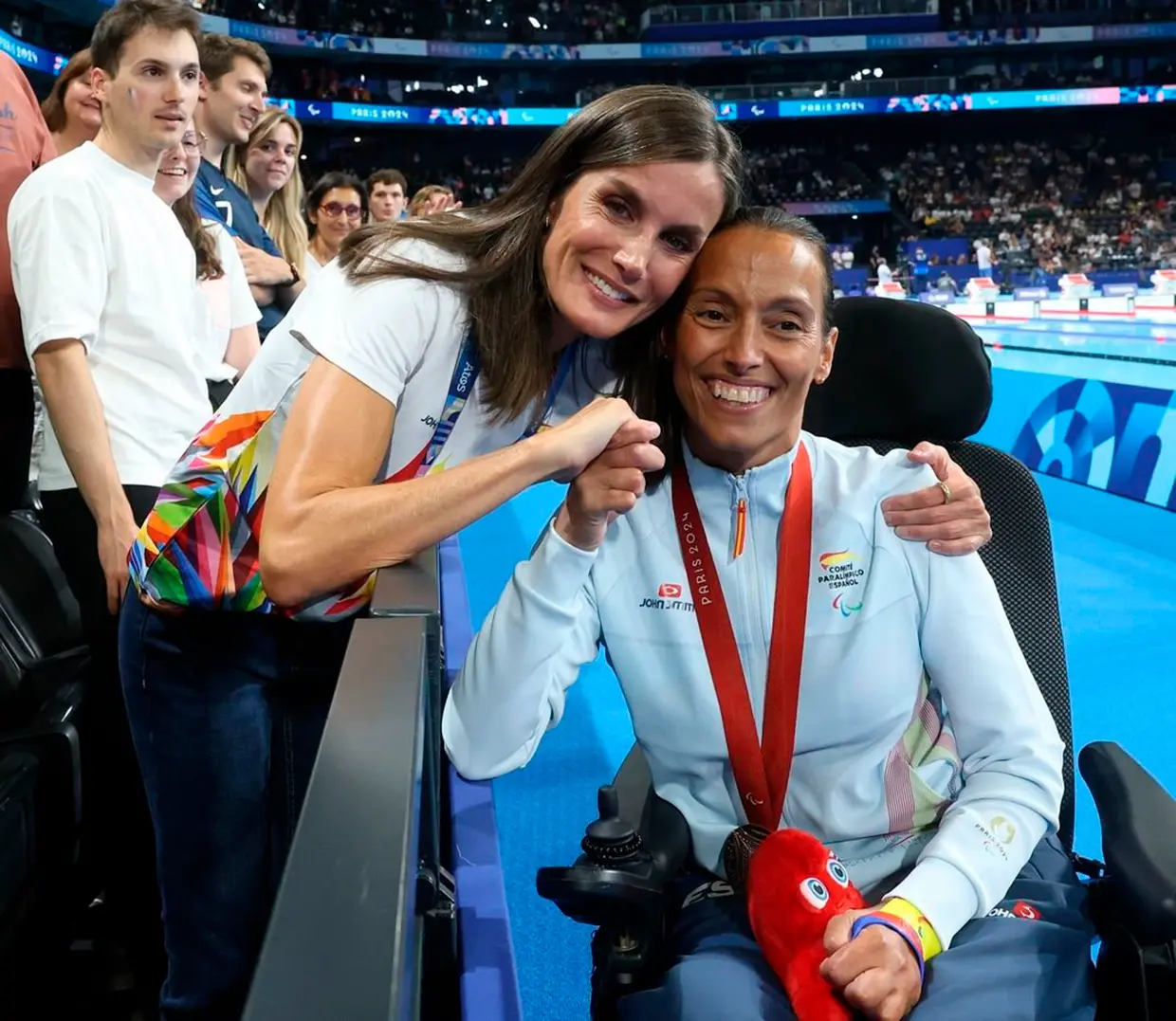 Letizia con Teresa Perales