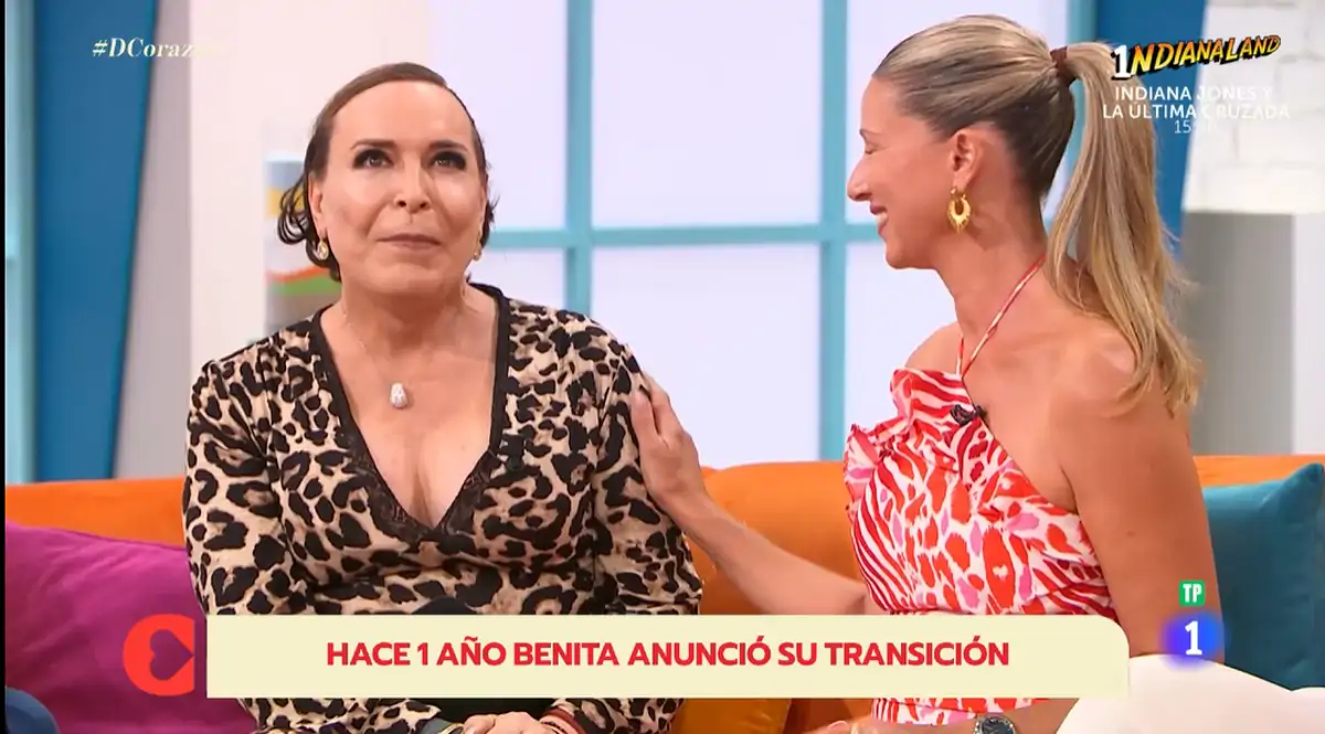 Benita Maestro Joao con Anne Igartiburu