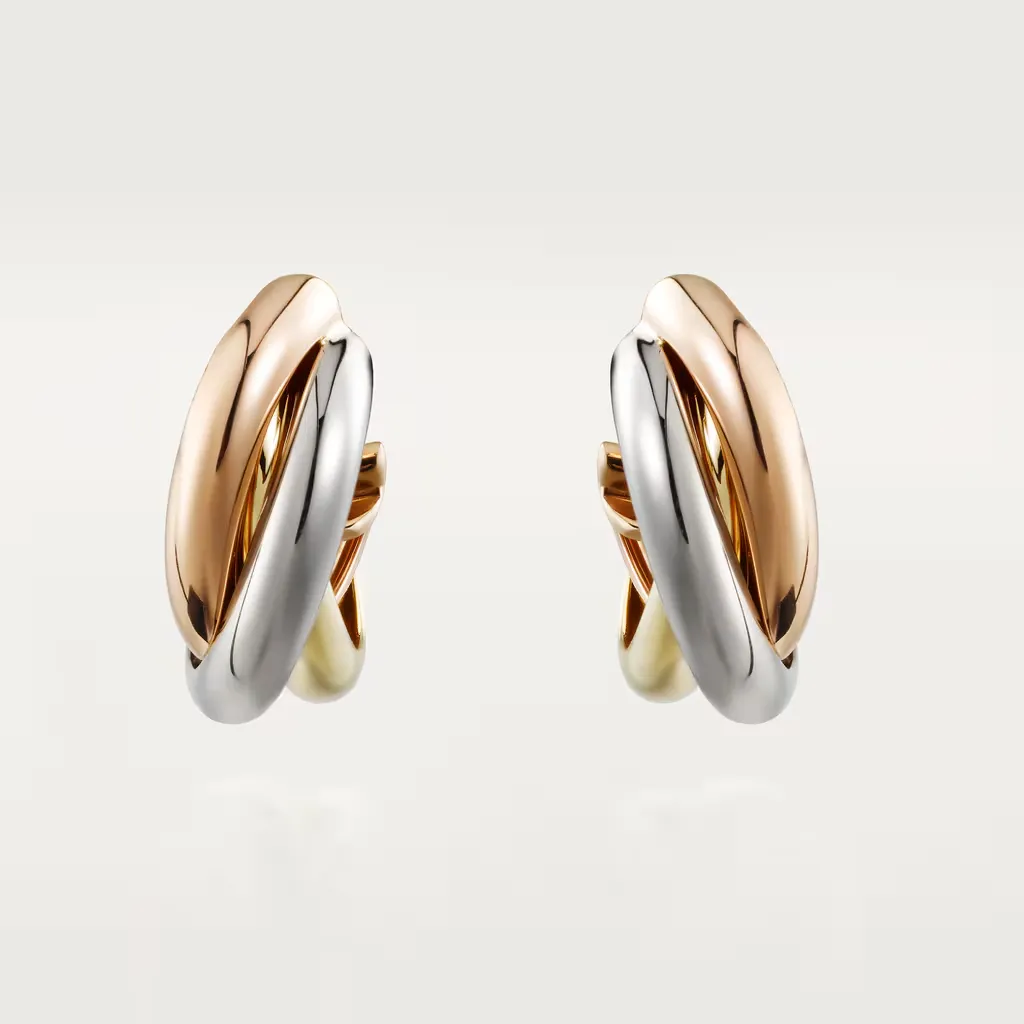 Los pendientes Trinity, de Cartier.