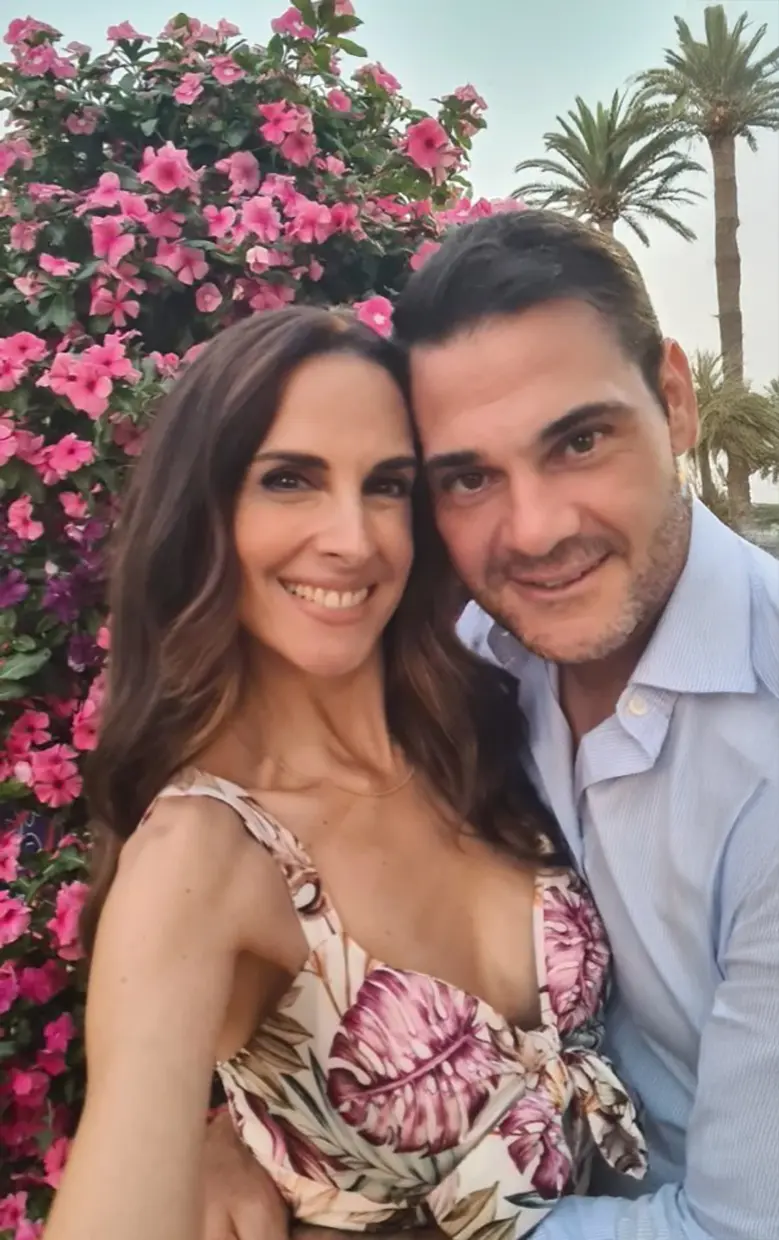 Nuria Fergó con su ex Juan Pablo Lauro.
