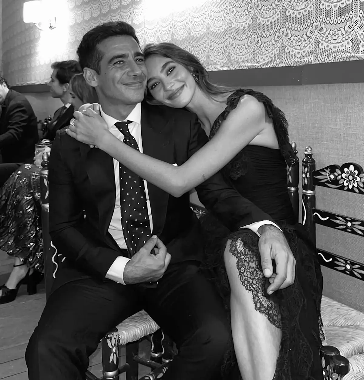 Rocío Crusset con su hermano