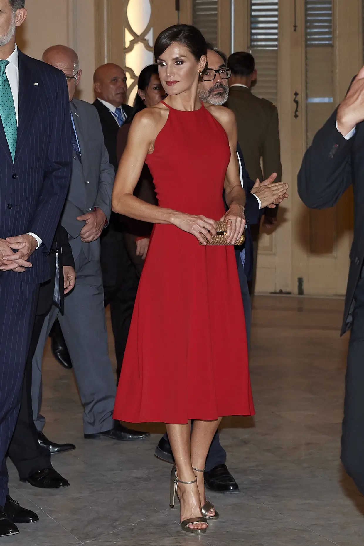 La reina Letizia con uno de sus vestidos de verano