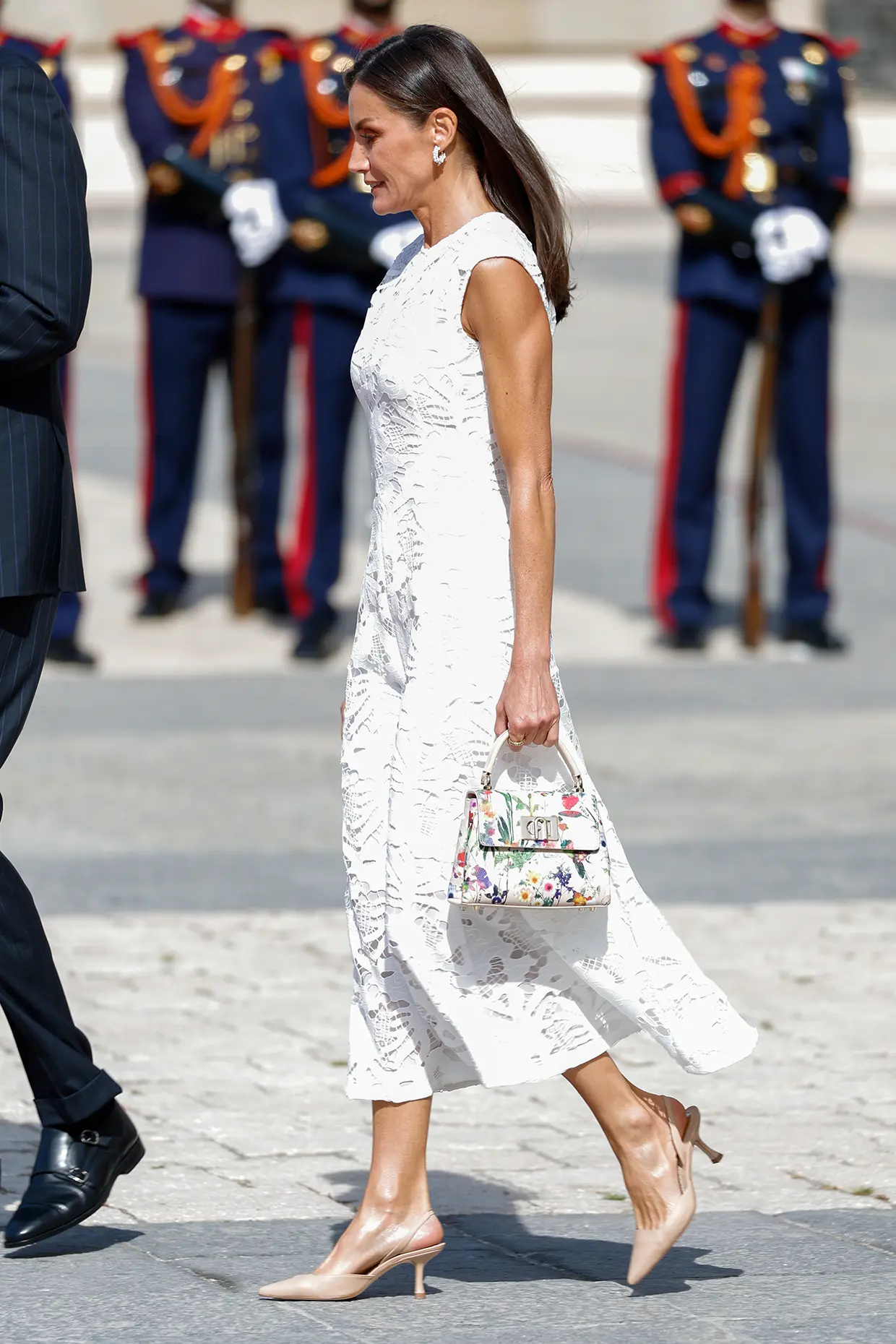 La reina Letizia con uno de sus vestidos de verano