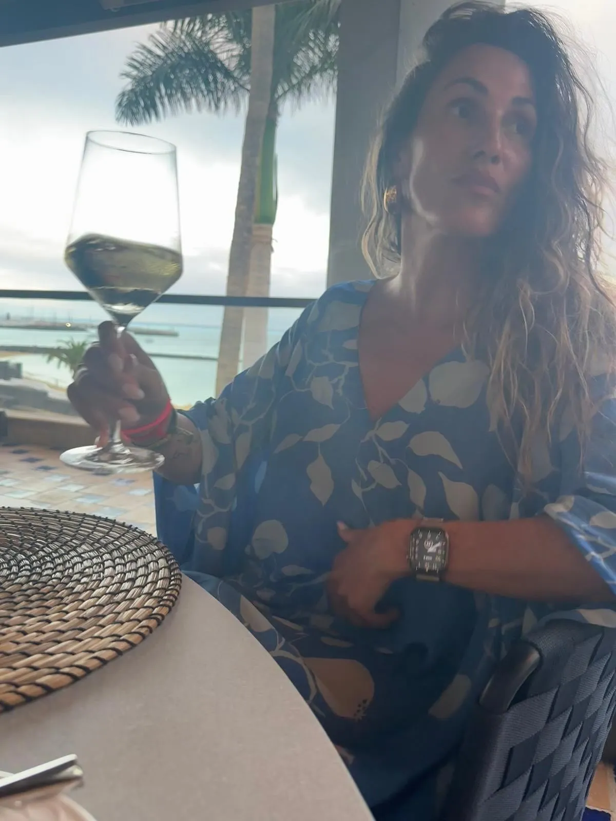 Malú durante sus vacaciones en Lanzarote.