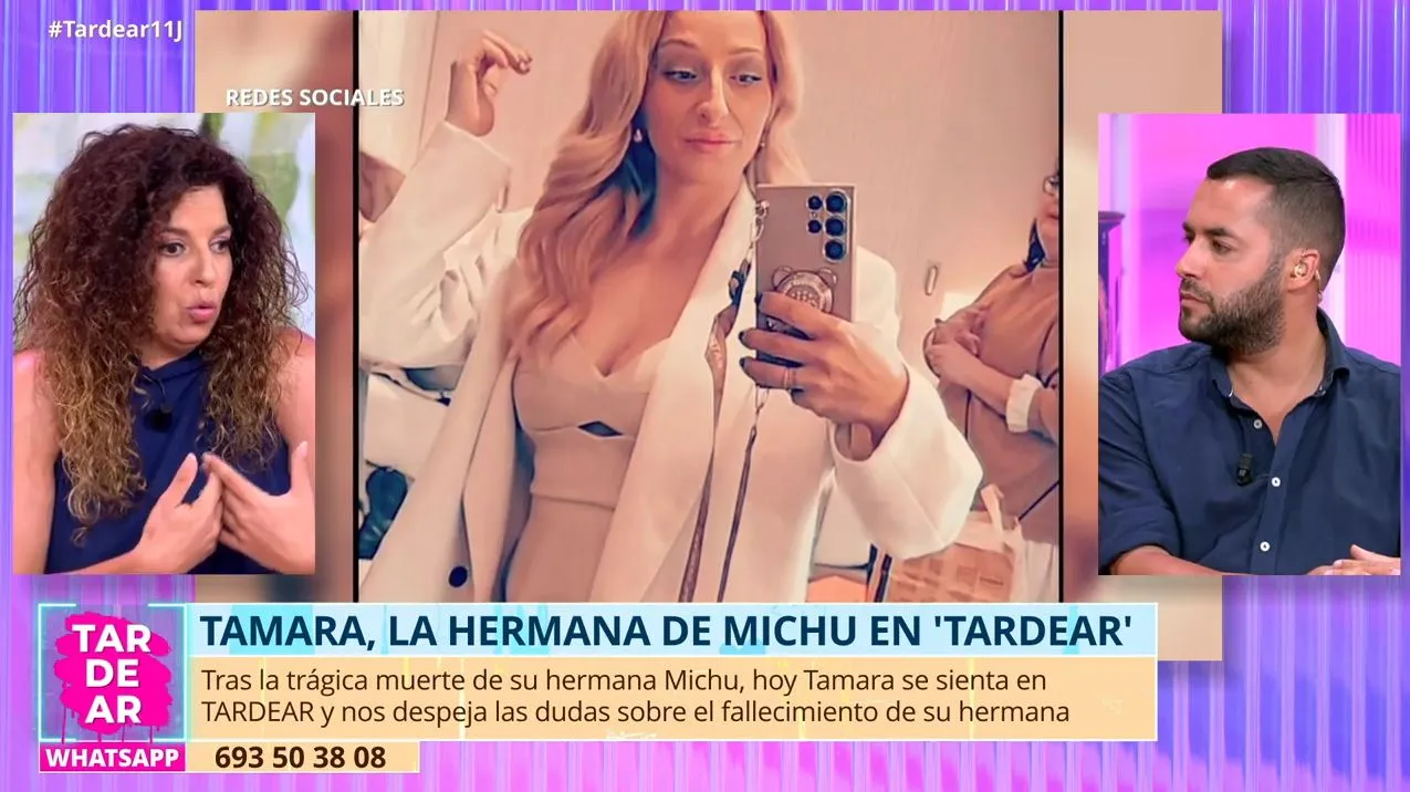 Tamara, la hermana de Michu, en 'TardeAR'.