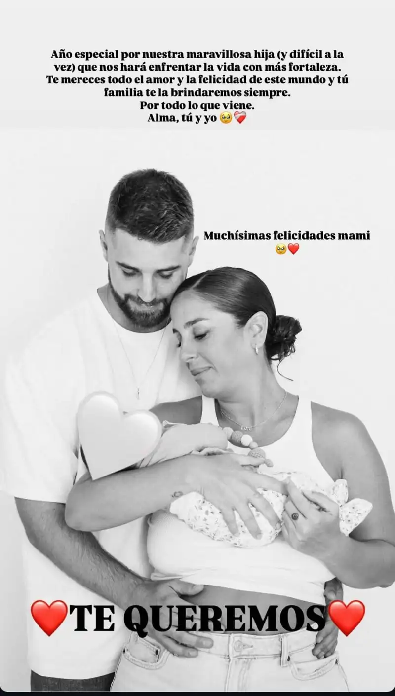 La felicitación de Anabel Pantoja a David Rodríguez.