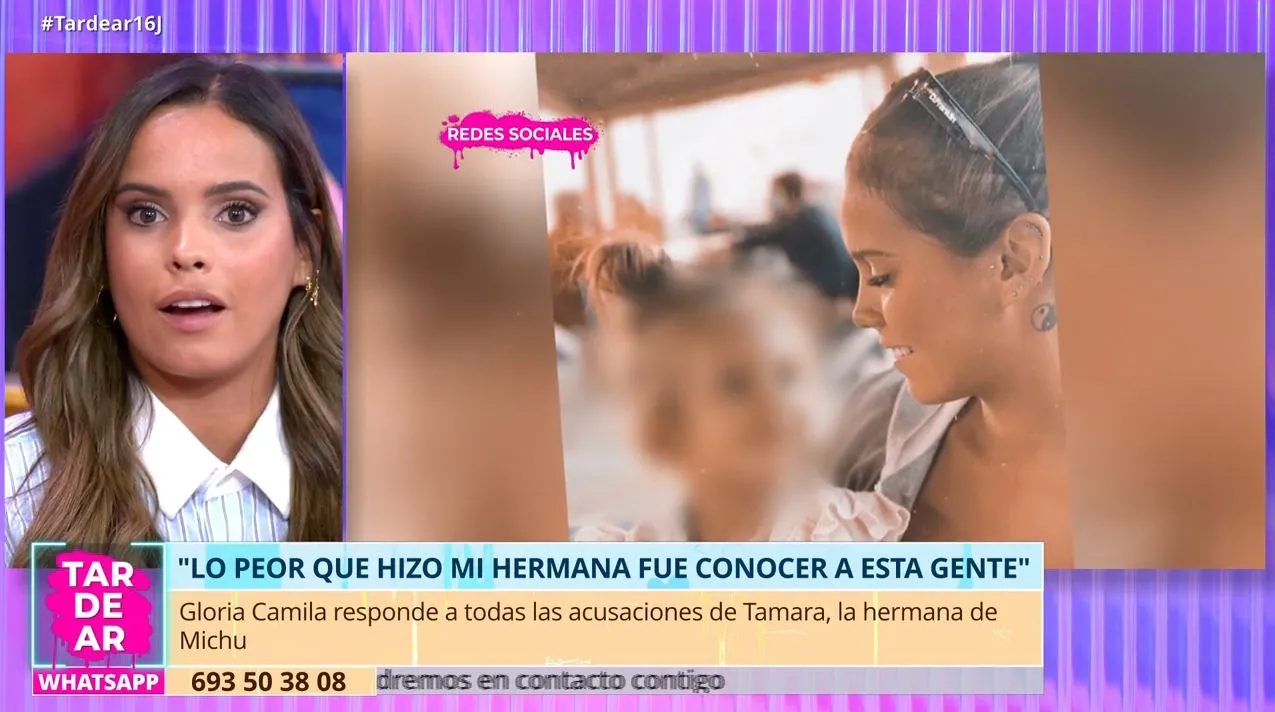 Gloria Camila anuncia que denunciará a la hermana de Michu.
