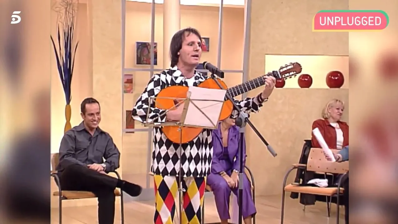 Arlekín en el programa 'Día a día' de María Teresa Campos.