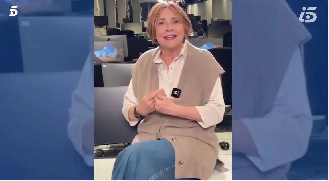 Rosa Lerchundi en 'Informativos Telecinco'.