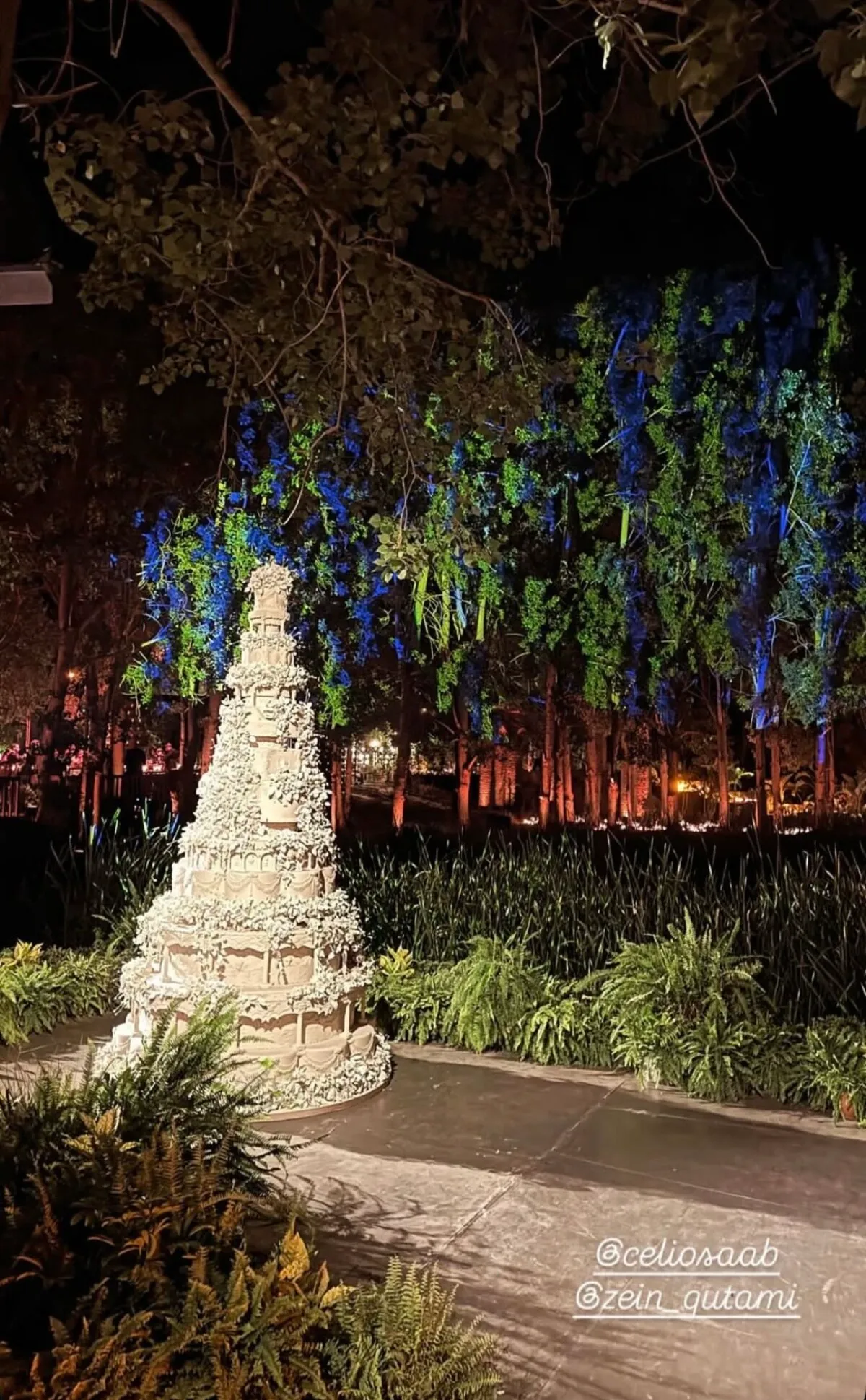 La enorme tarta que protagonizó la ceremonia