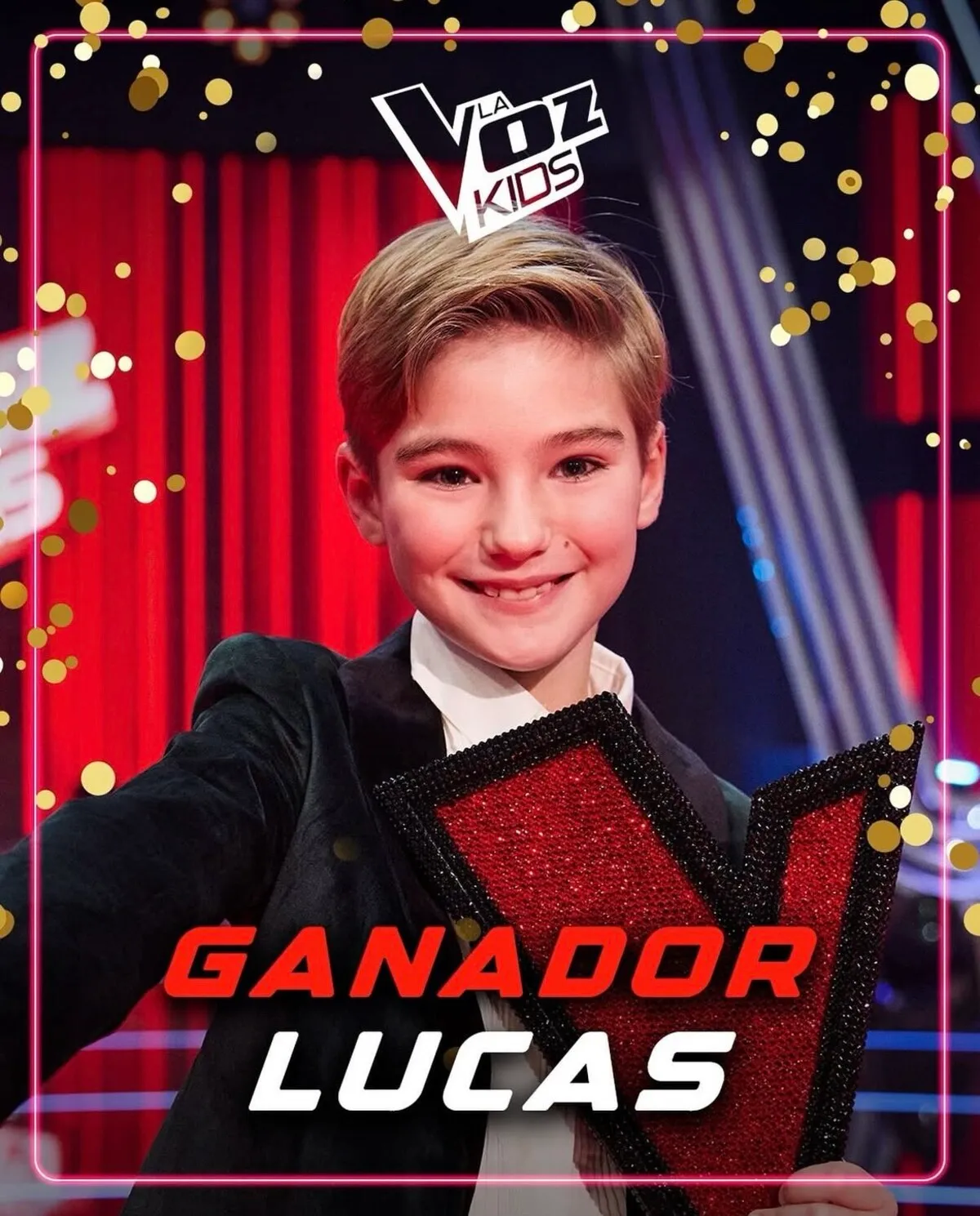 Lucas Paulano, el nuevo ganador de 'La Voz Kids'
