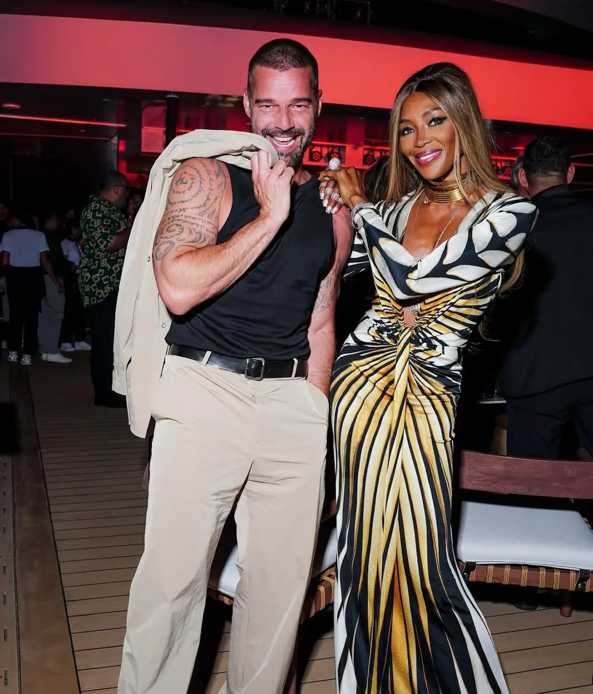 LUMINARA— Ricky Martin y Naomi Campbell