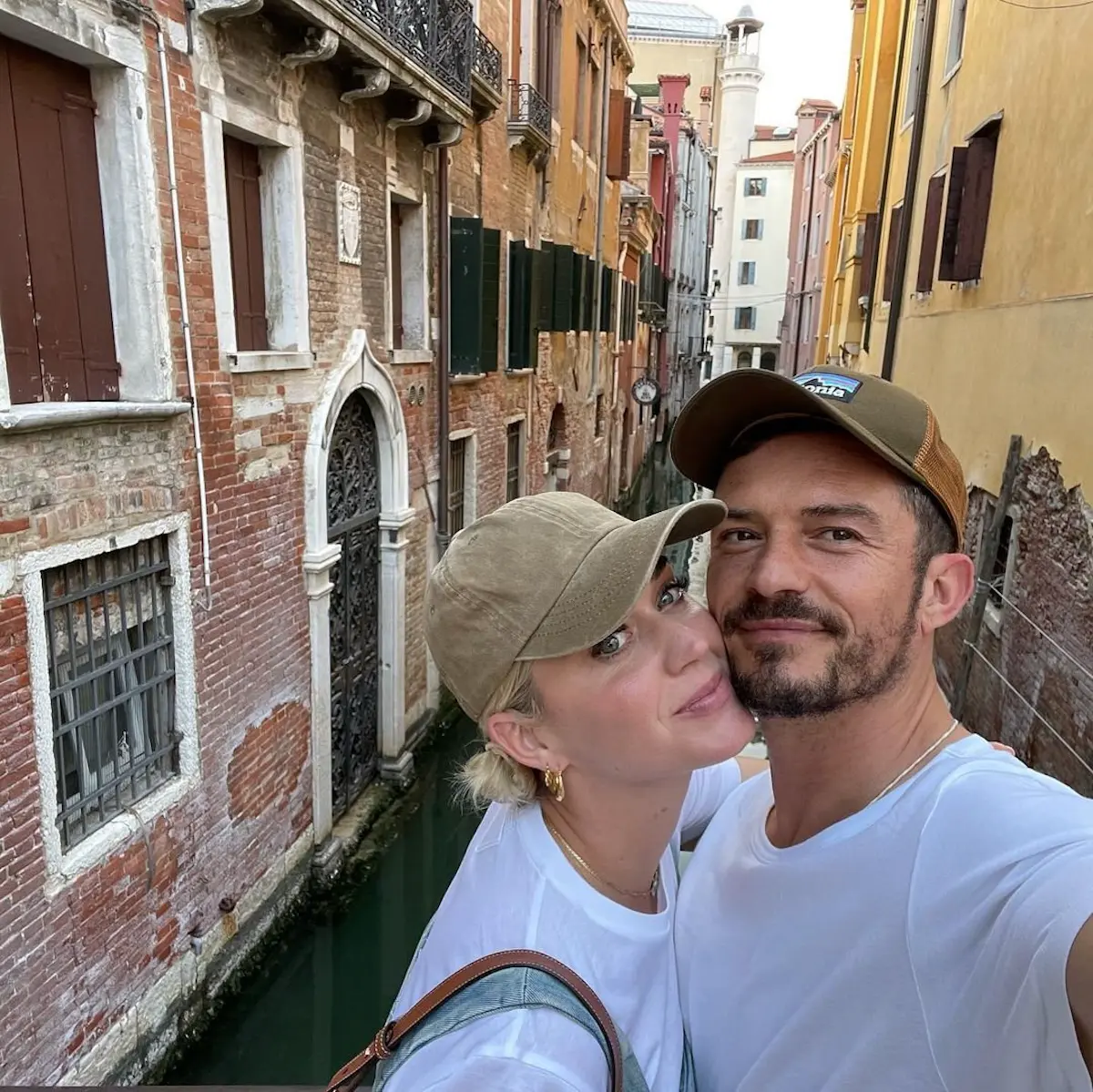 Katy Perry y Orlando Bloom cuando estaban juntos