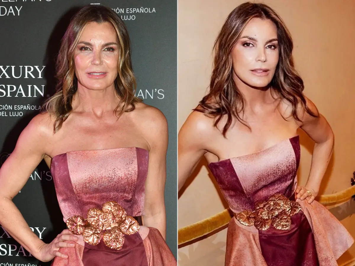 Mar Flores con y sin filtro.