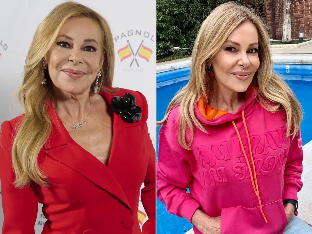 Ana Obregón con y sin filtro
