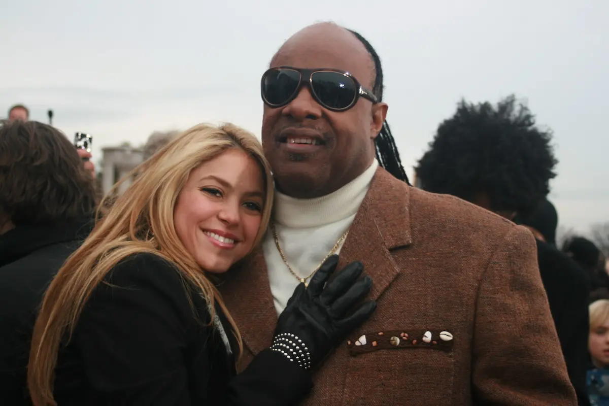 Stevie Wonder con Shakira