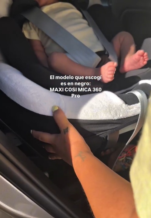 isa pantoja sillita coche bebe