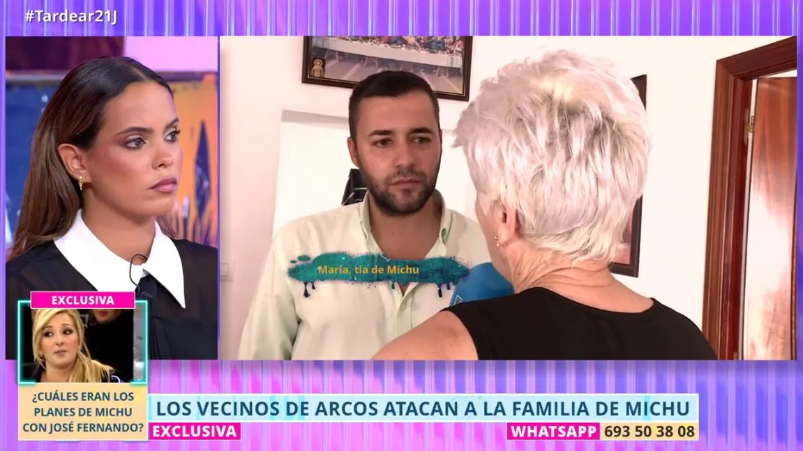 María, tía de Michu, habla en 'TardeAR'.
