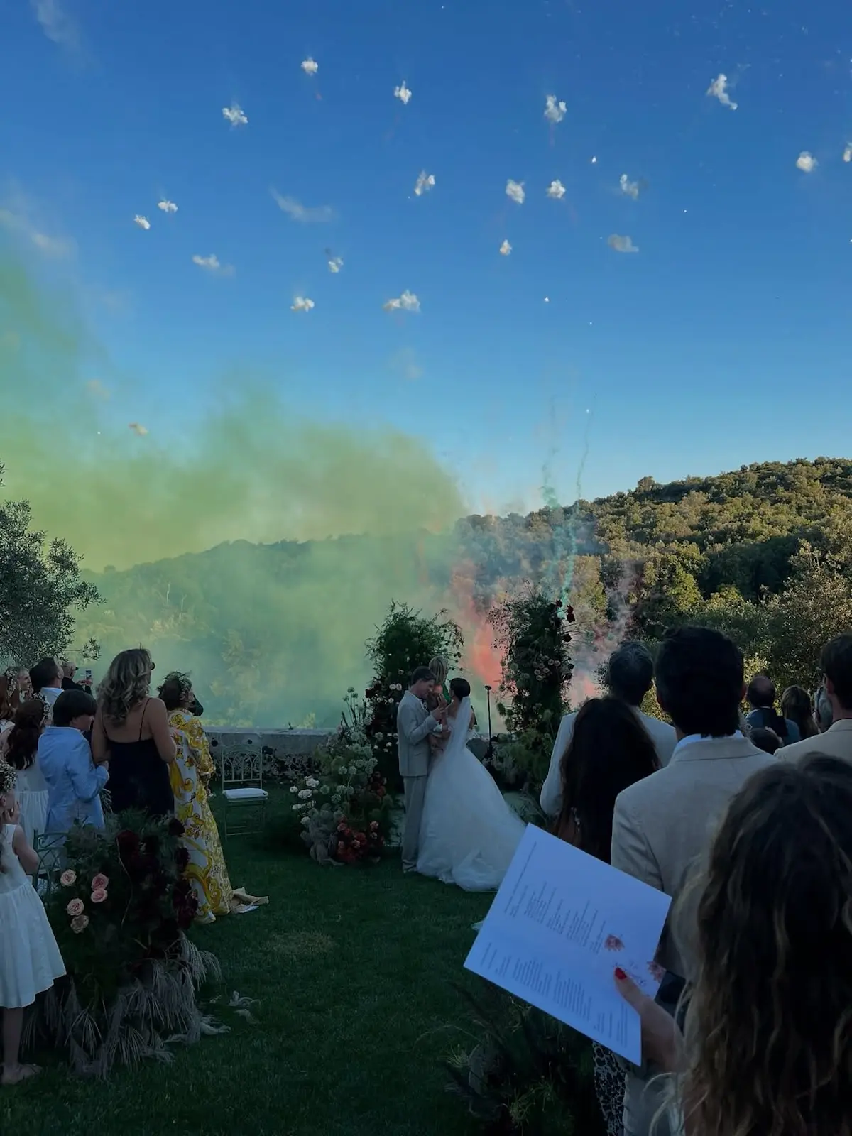 Boda de hija de Sting