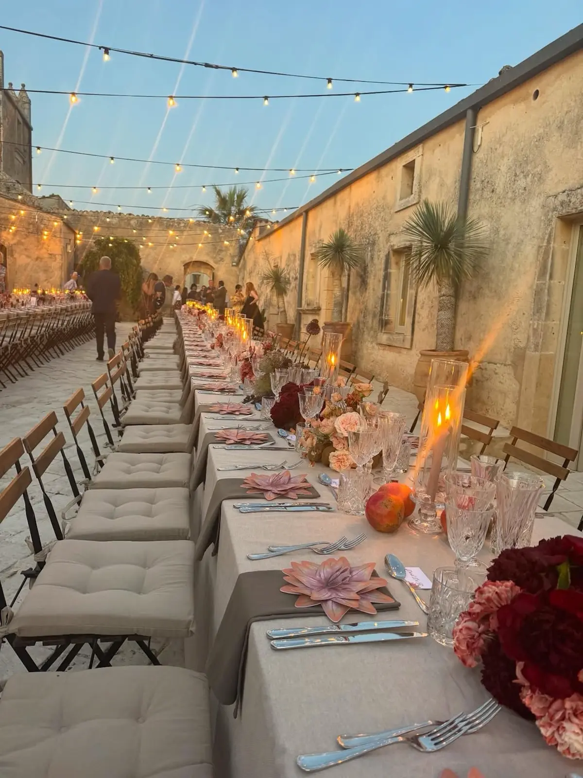 Boda de hija de Sting lugar