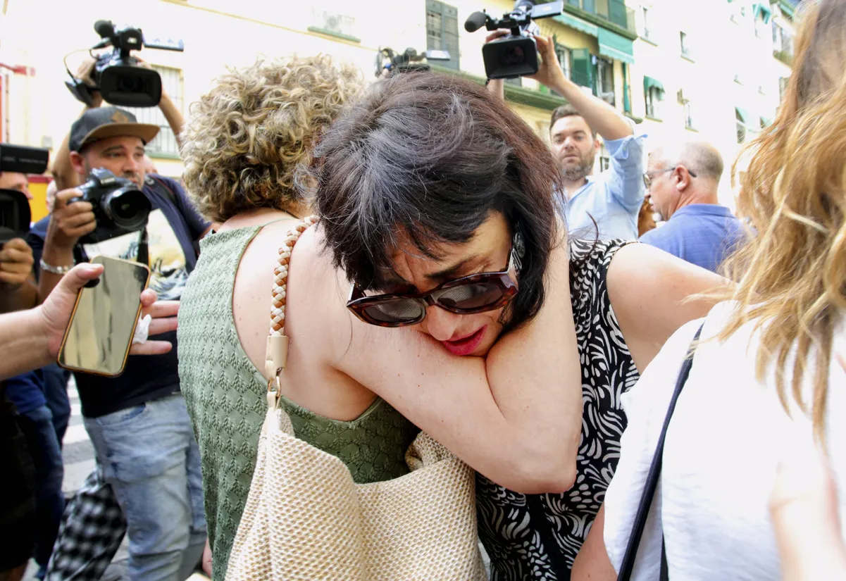 Juana Rivas, ayer.