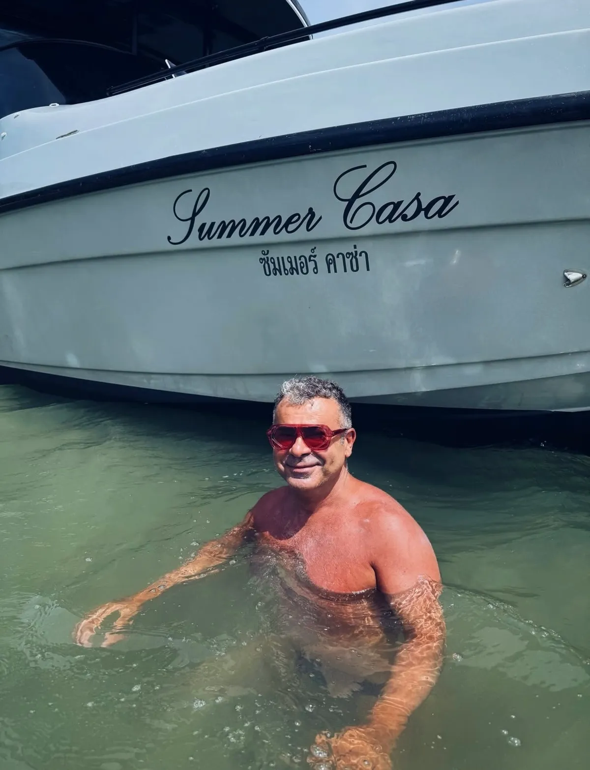 Jorge Javier disfrutando de sus vacaciones en Tailandia