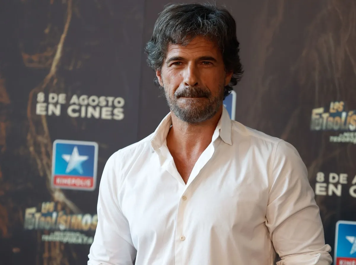 Rodolfo Sancho en una imagen de EP en el photocall del estreno de Los futbolísimos