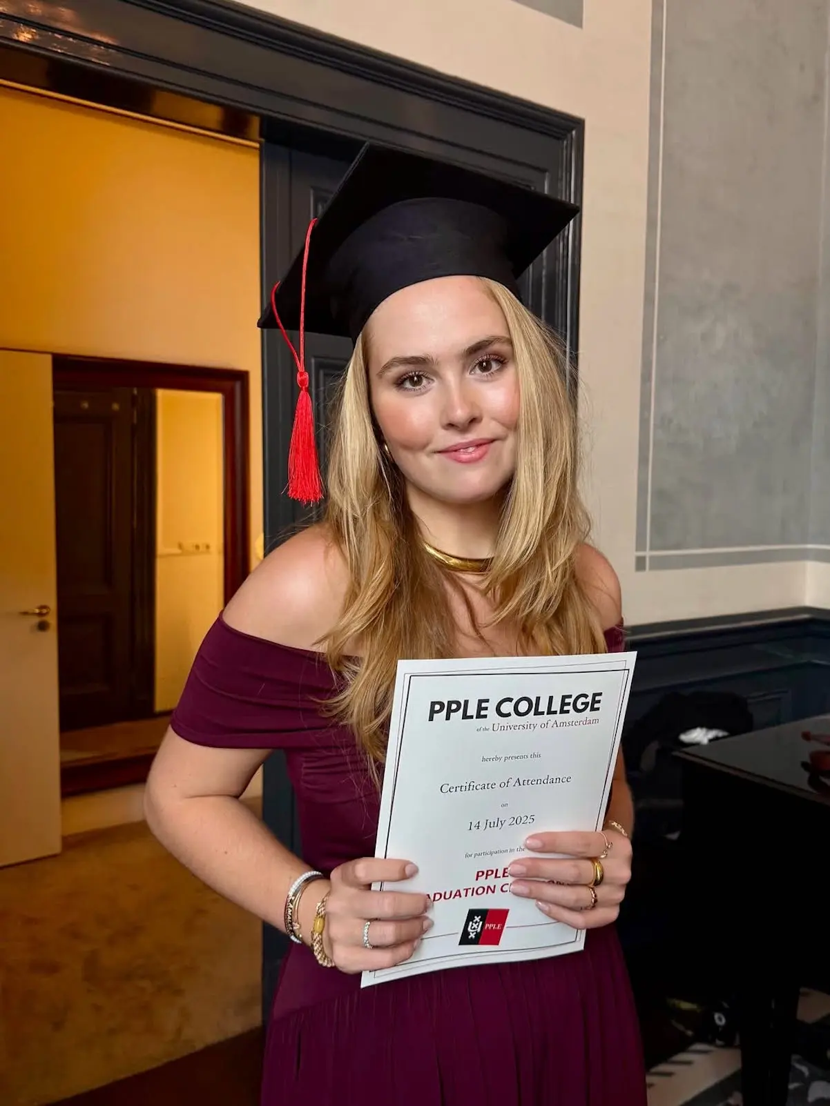 Graduación Amalia de Holanda