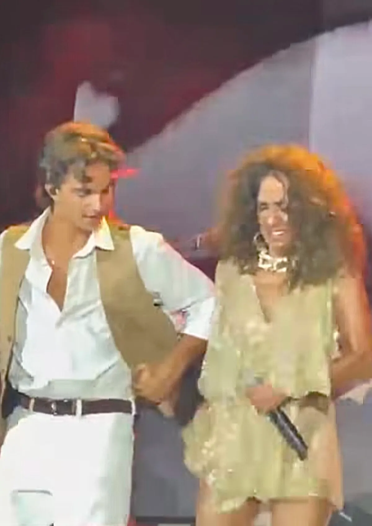 Pedro Antonio Lazaga en el concierto de su madre, Rosario Flores