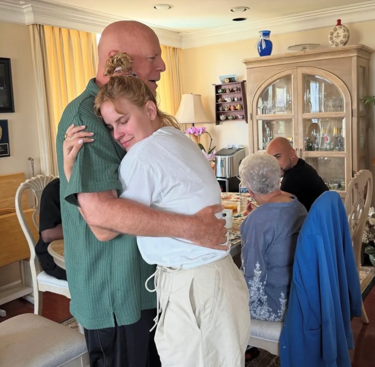 Bruce Willis con su hija, Tallulah Willis