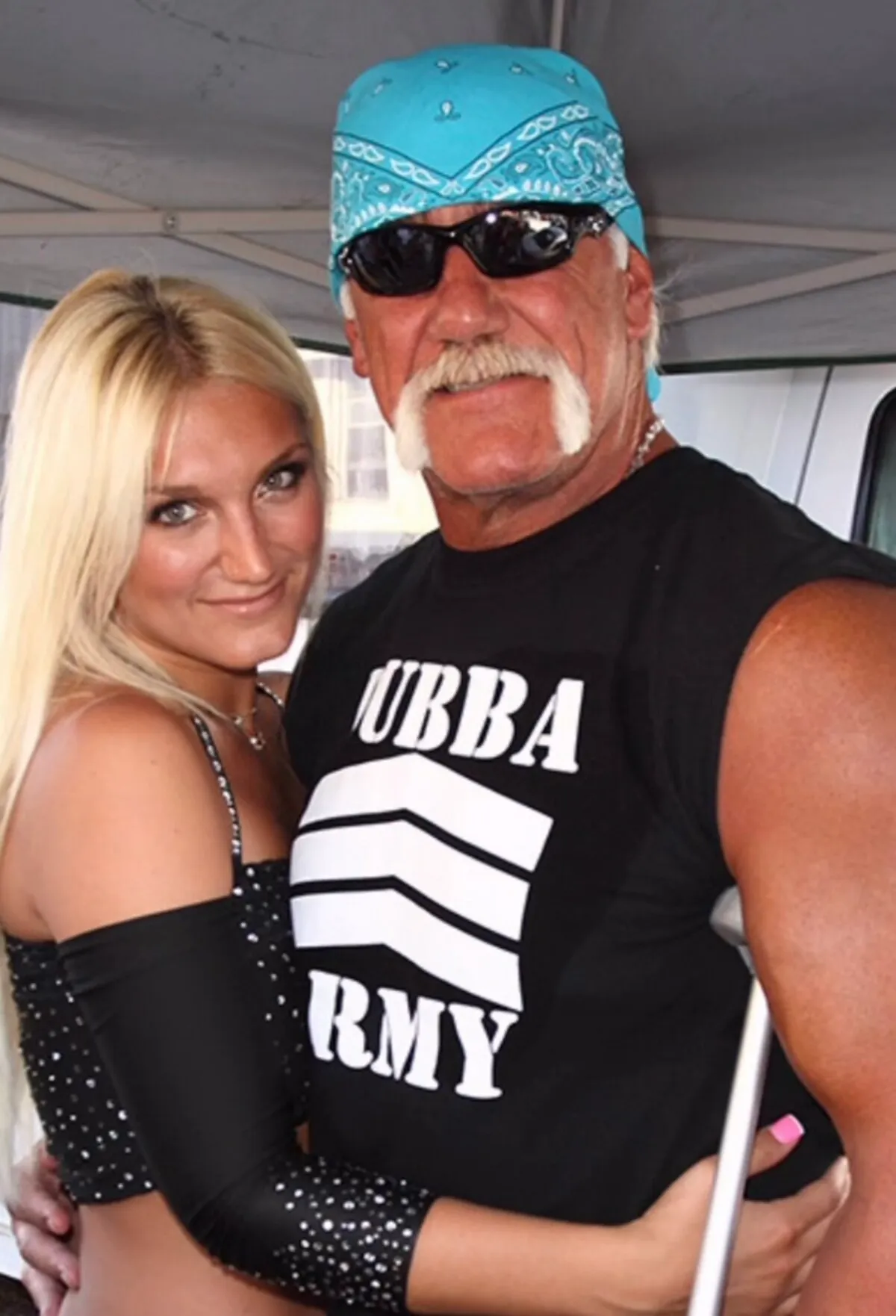 Hulk Hogan con su hija, Brooke