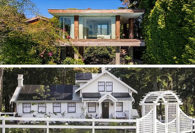Pamela Anderson presume de hogar en Canadá: una casa rústica con huerto y jardín espectacular