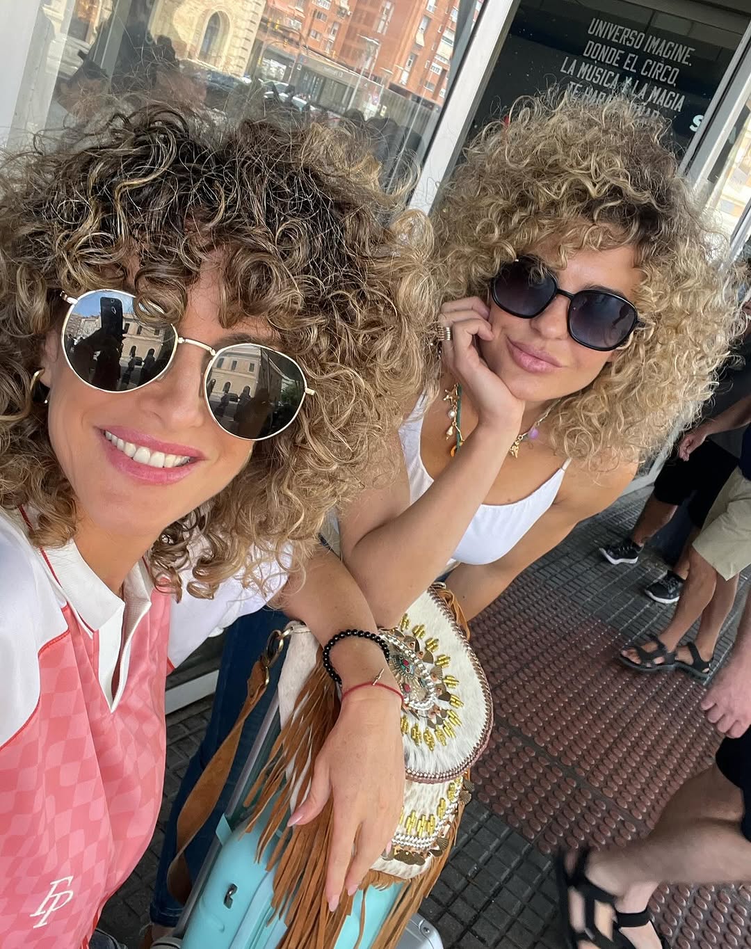 Sheila Casas de vacaciones en la Costa del Sol.
