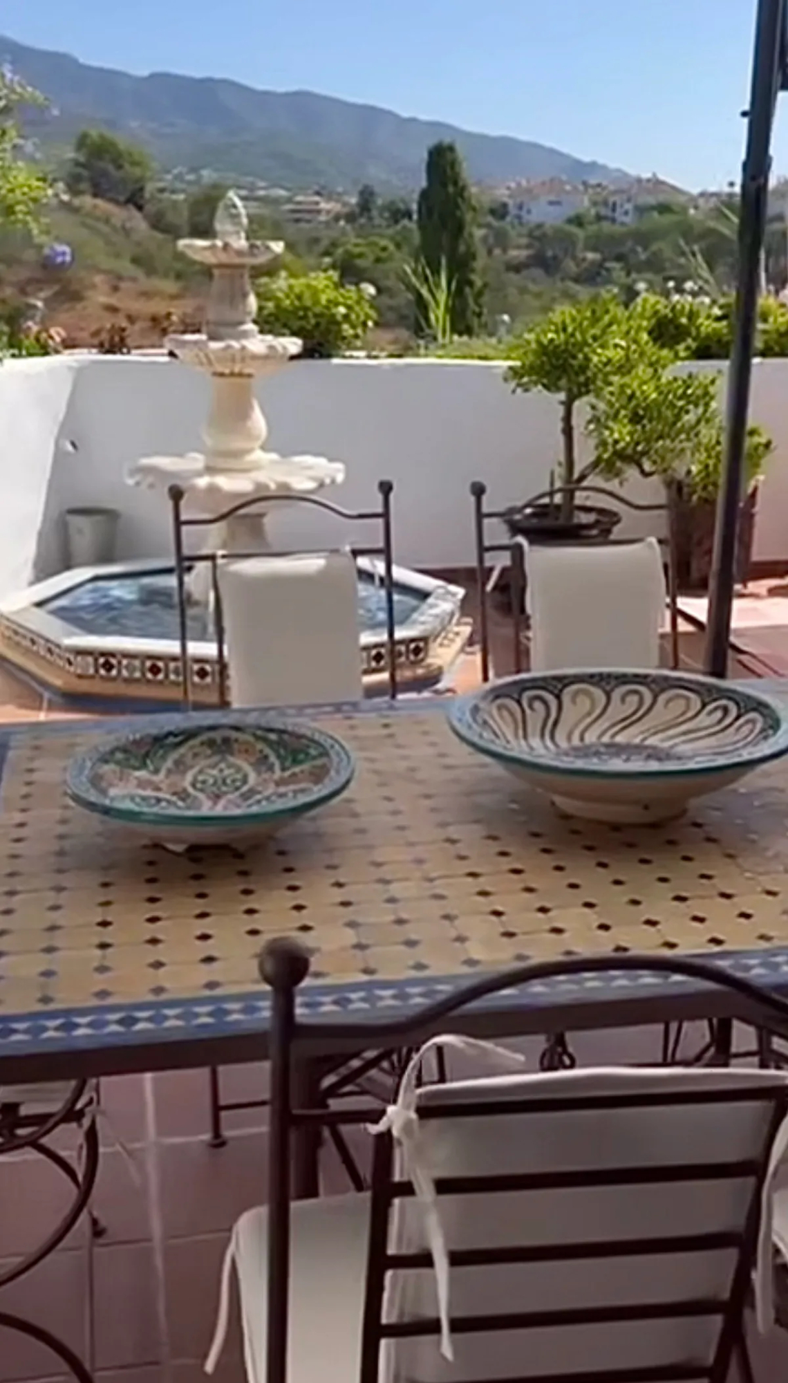 Parte exterior del ático de Carmen Lomana de Marbella