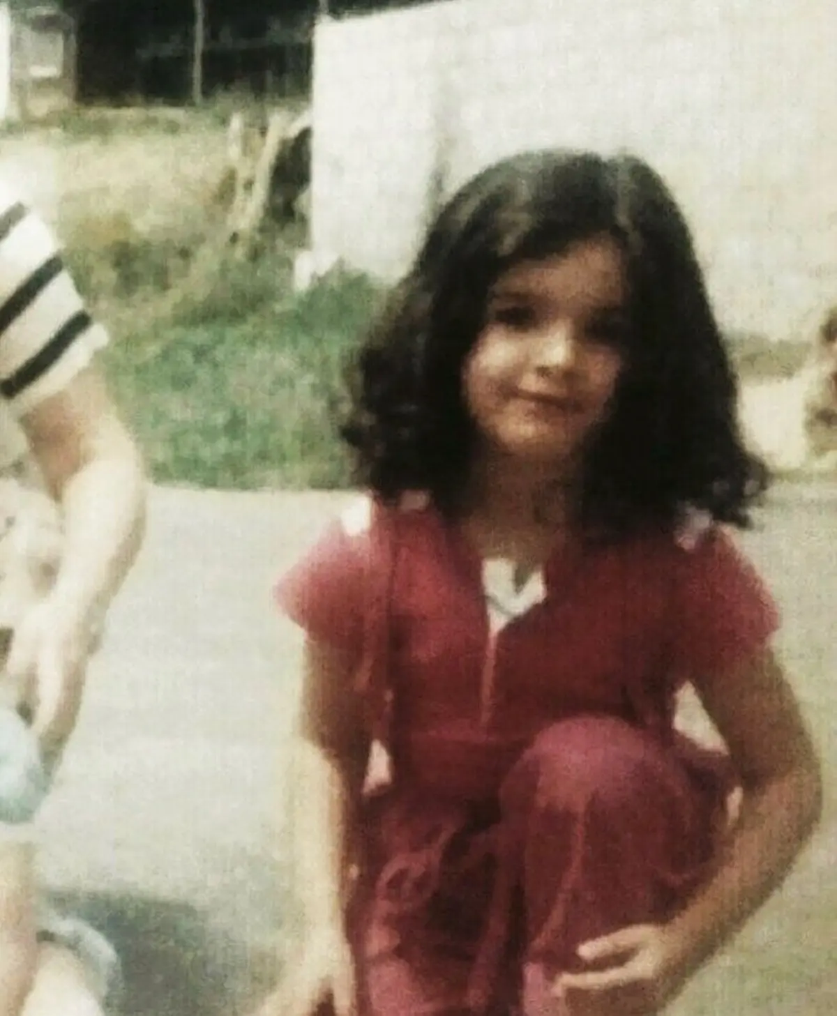 Blanca Romero de niña