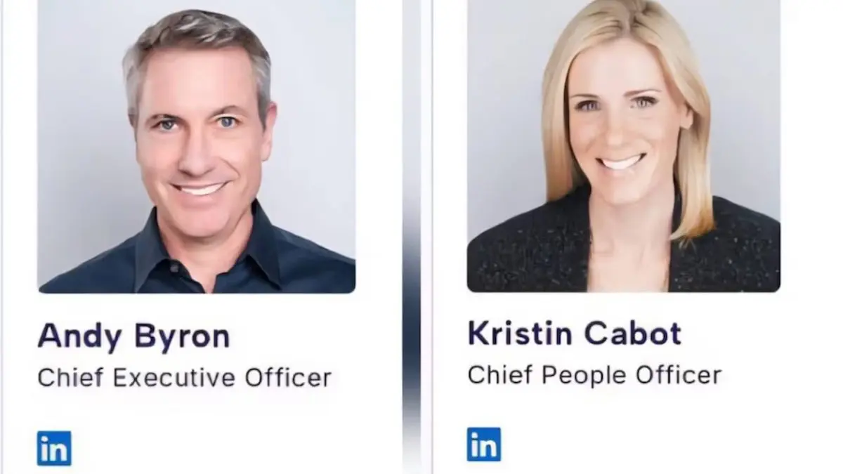 Andy Byron y Kristin Cabot