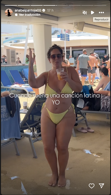 Anabel Pantoja: sus lujosas vacaciones en un crucero