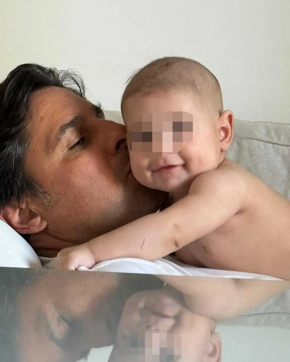 Fran Rivera y su bebé