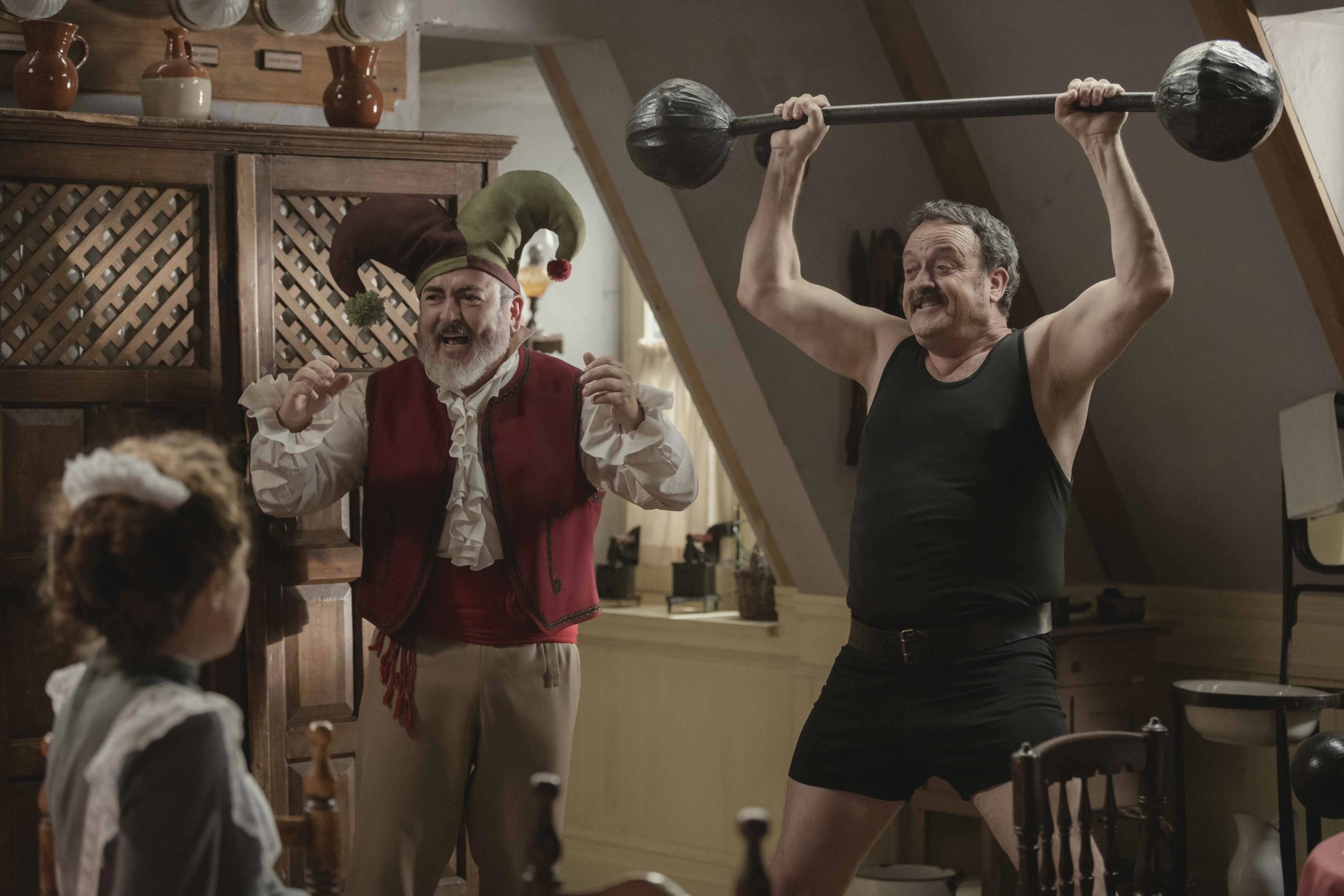César Vea y David Muro en 'Acacias 38'.