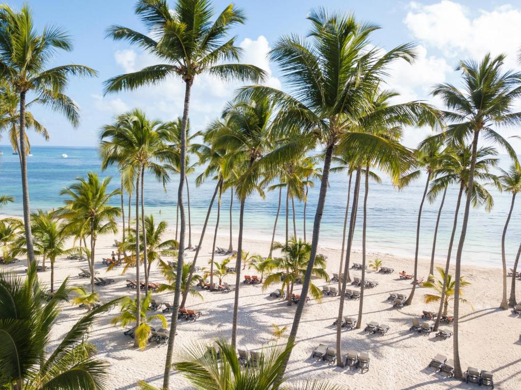 El lujoso hotel donde Lutingo se aloja en Punta Cana.