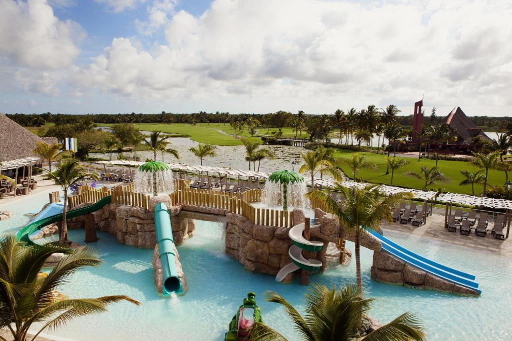 El lujoso hotel donde Lutingo se aloja en Punta Cana.