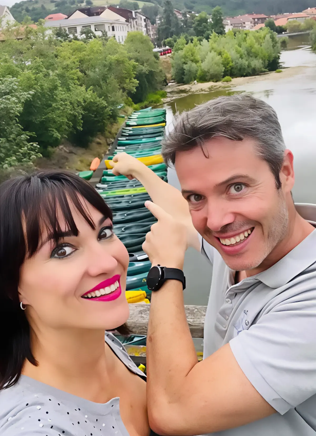 Irene Villa y su marido